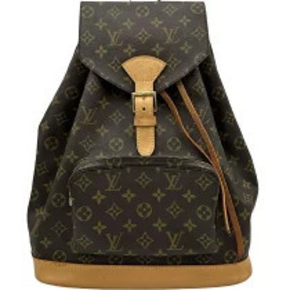 Louis Vuitton Montsouris Brown Monogram Canvas Backpack Daypack